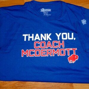 Buffalo Bills Limited Edition Coach McDermott unisex XL tee